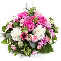PINK AND CREAM POSY