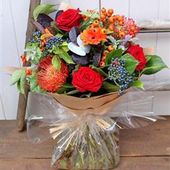    AUTUMN HANDTIED mixed flowers of the day